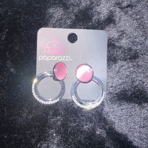 Paparazzi Silver Tone Hoop Earrings